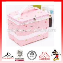 Makeup Bag, Cute Series Pink Cosmetic Bag Organizer with pretty pattern for Women